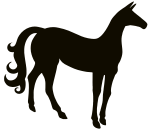 Vintage Stylized Horse Silhouette